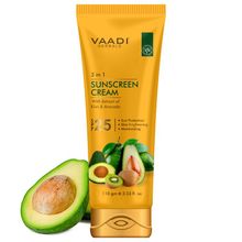 Vaadi Herbals 3 In 1 Sunscreen Cream with Extract Of Kiwi SPF 25 & Avocado