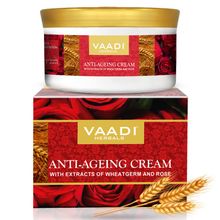 Vaadi Herbals Anti Ageing Cream with Extracts Of Wheatgerm and Rose