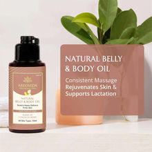 AreoVeda Post Natal Massage Oil For Moms To Relax, Nourish & Brighten Skin, Non-Greasy