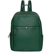 Accessorize London Womens Faux Leather Green Sammy Backpack