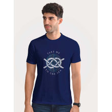 Aero Armour Square Knot T-Shirt - Navy Blue