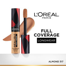 LOreal Paris Infallible Full Wear Concealer, Maximum Coverage, Sweat Proof & Heat Proof - Amber 312
