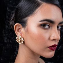 ATTRANGI Uncut Polki Studs