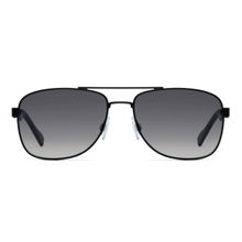 Hugo Men Grey Rectangle Sunglasses (58)