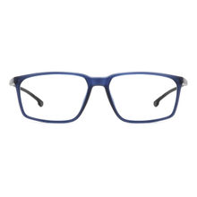 CARRERA Men Blue Rectangle Frame (58)
