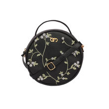 Bagsy Malone Full Moon Floral Emboidery Sling Bag