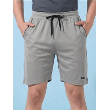 LYCOT Men Polyester Daily Wear Grey Shorts