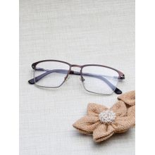 TED SMITH Unisex Brown Full Rim Wayfarer Frame (54)