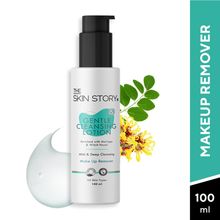 The Skin Story Gentle Face Cleanser Lotion For Deep Cleansing Moisturizing Makeup Removal - Moringa