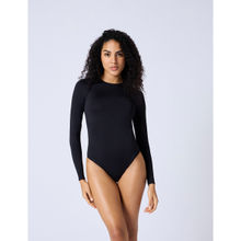 FEIER Luxe-Feel Long Sleeve Bodysuit Black