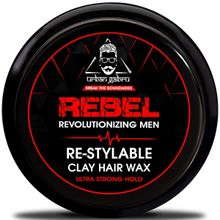 UrbanGabru Rebel Hair Styling Clay Wax For Men