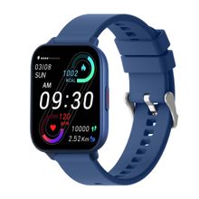 MINIX Voice SmartWatch 1.69 Display BT Calling 8+ Sports Modes 24x7 Heart Rate Waterproof BLUE