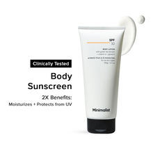 Minimalist SPF 30 Body Lotion With Vitamin E, Gylcerin & Green Tea Extract