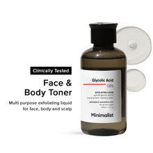 Minimalist 8% Glycolic Acid Toner For Exfoliates Smoothes Skin