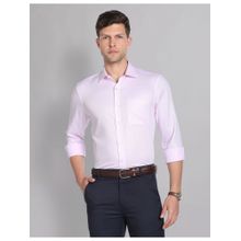 AD By Arvind Solid Dobby Everlast Press Formal Shirt