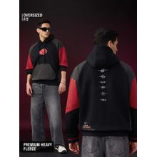 The Souled Store Official Naruto Red Cloud Men Oversized Hoodie