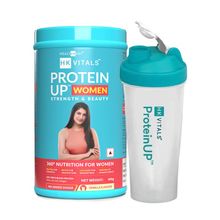 HealthKart HK Vitals ProteinUp Women Strength & Beauty - Vanilla With Shaker