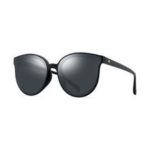 PARIM UV Protected Cateye Women Butterfly Sunglasses Frame Black Lens Non-Polarised Black