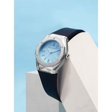 French Connection Diamond Shaped Sky Blue Dial Analog Watches for Men - Fcp47Bl-U (M)