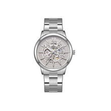 Kenneth Scott Men Silver Dial Automatic Watch (K24324-Sbsx) (M)