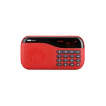 Portronics POR-143 Plugs Portable Speaker with FM & MicroSD card Support (Red)