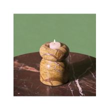 Muun Home Brown Astra Tea Light Candle Holder