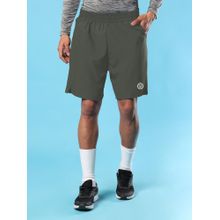 CHKOKKO Olive Men Gym Shorts
