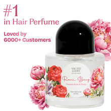 Sacred Grove Rani Baug Hair Perfume For Women, Floral Hair Mist Scent, Alcohol Free Long Lasting