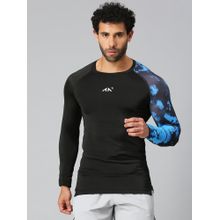 AESTHETIC NATION Critical Compression T-Shirt Blue