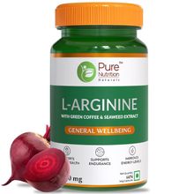 Pure Nutrition L-Arginine For Good Blood Flow & Healthy Heart