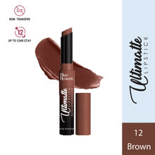 Blue Heaven Ultimatte NonTransfer Long Lasting Lipstick Upto 12Hrs - 12 Brown