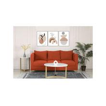 Claymint Westbrook Three Seater Rust Sofa