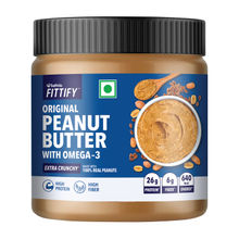 Saffola FITTIFY Original Peanut Butter With Omega-3 Extra Crunchy