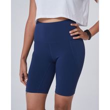 Bliss Club Women Navy Blue The Ultimate Cycling Shorts with 2 Pockets