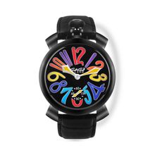 GaGa MILANO Black Dial Mechanical Design Swiss Made Watch For Men-5012MN03K0LABM0 (M)