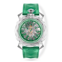 GaGa MILANO Automatic Watch Crystal Skeleton Watch For Unisex-8060CY04SGSRGR0 (M)