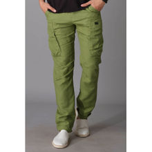 ROOKIES Men Olive Cargo