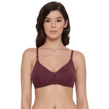 Lux Lyra 511 Wine Cotton Moulded Bras For Women