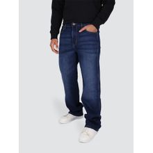 Wrangler Men's Blue Redding Relaxed Straight Fit Jeans