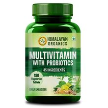 Himalayan Organics Multivitamin Tablets with Probiotics (45 Ingredients)