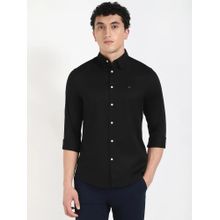 Tommy Hilfiger Solid Slim Fit Satin Woven Shirt