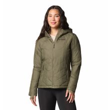 Columbia Womens Olive Omni-Heat Reflective Heavenly Hooded Jacket