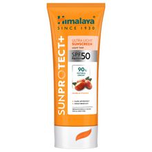 Himalaya Sun Protect+ Ultra Tinted Sunscreen SPF 50 PA++++ Makeup Friendly, Sweat Resistant