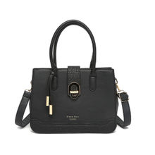 Diana Korr Kevon Classic Black Handbag for Women