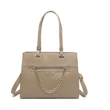 Diana Korr Lisa Classic Beige Handbag for Women