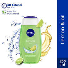 NIVEA Body Wash, Lemon & Oil Shower Gel, Pampering Care & Refreshing Scent of Lemon