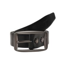 Bulchee Mens Genuine Leather Belt Casual Jeans Padded Chino Black Bul2140B