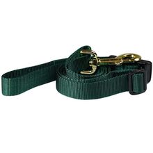 Heads Up For Tails Adjustable Nylon Dog Leash - Olive Green