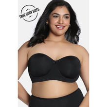 Zivame True Curve Padded Wired Full Coverage Strapless Bra - Anthracite