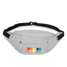 United Colors of Benetton Trellis Unisex Polyester Waist Bags Off White (S)